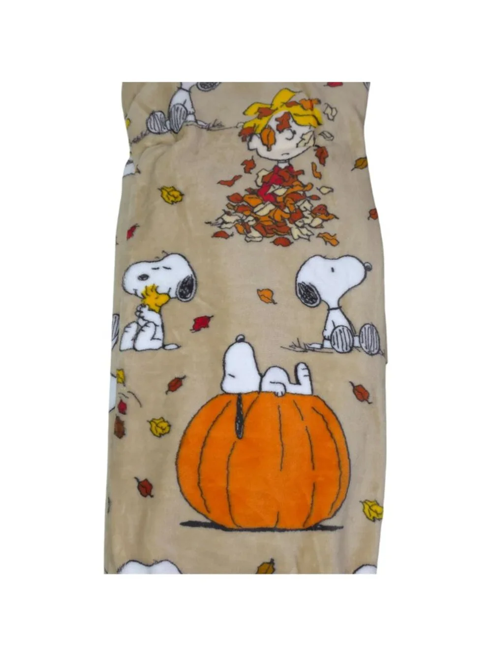 Peanuts Snoopy Fall Soft Plush Throw Blanket 50 X 70